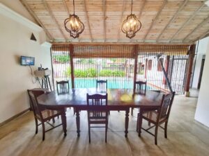 Guardian Bungalow dining area